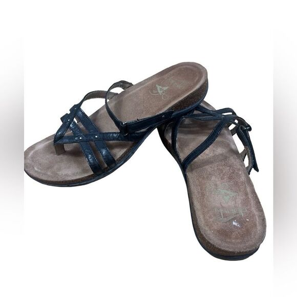 Dansko Rialto Roselle Strappy Slip on Sandals Black size 7.5-8 - Picture 5 of 6